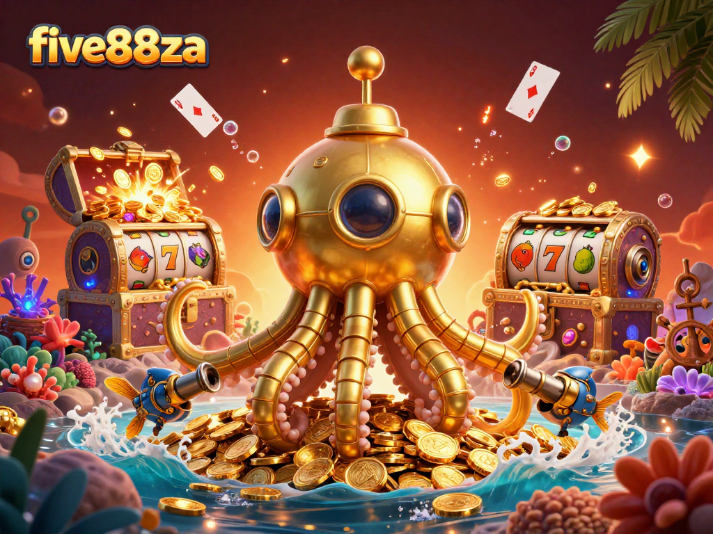 Experience thrilling gameplay with five88za in a vibrant underwater casino world.